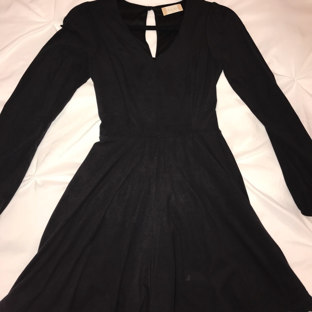 Altar’d State Black Suede Romper - Picture 2 of 6